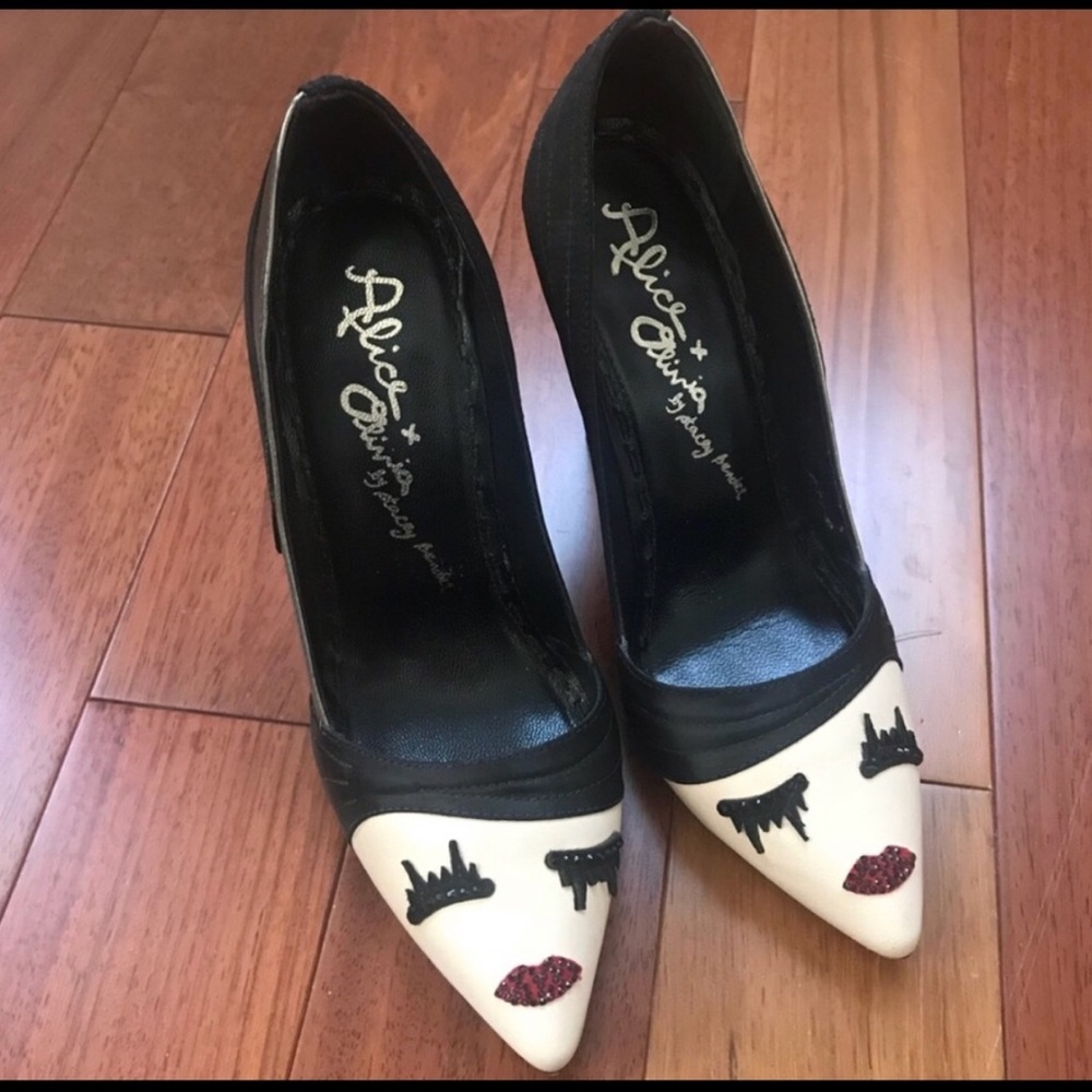 Alice and Olivia Face Heels